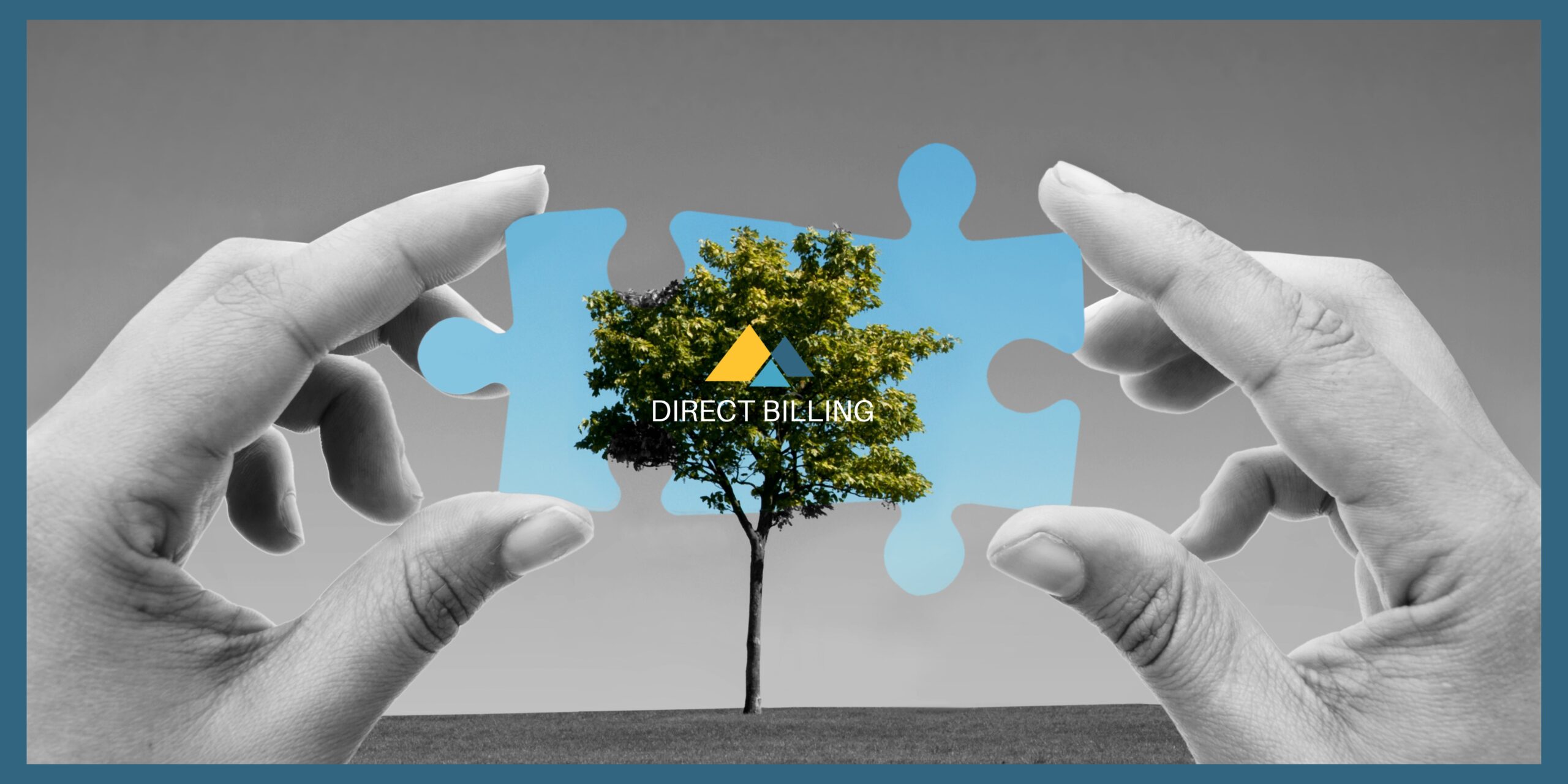 Symbolic image of two hands connecting puzzle pieces in front of a tree, representing support and connection—reflecting North Vancouver counselling services with direct billing.